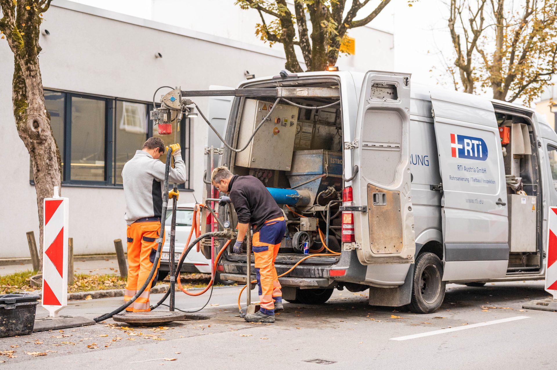 Moderne Sanierungstechnologien von RTi in der Stadt Wels Moderne Sanierungstechnologien von RTi in der Stadt Wels