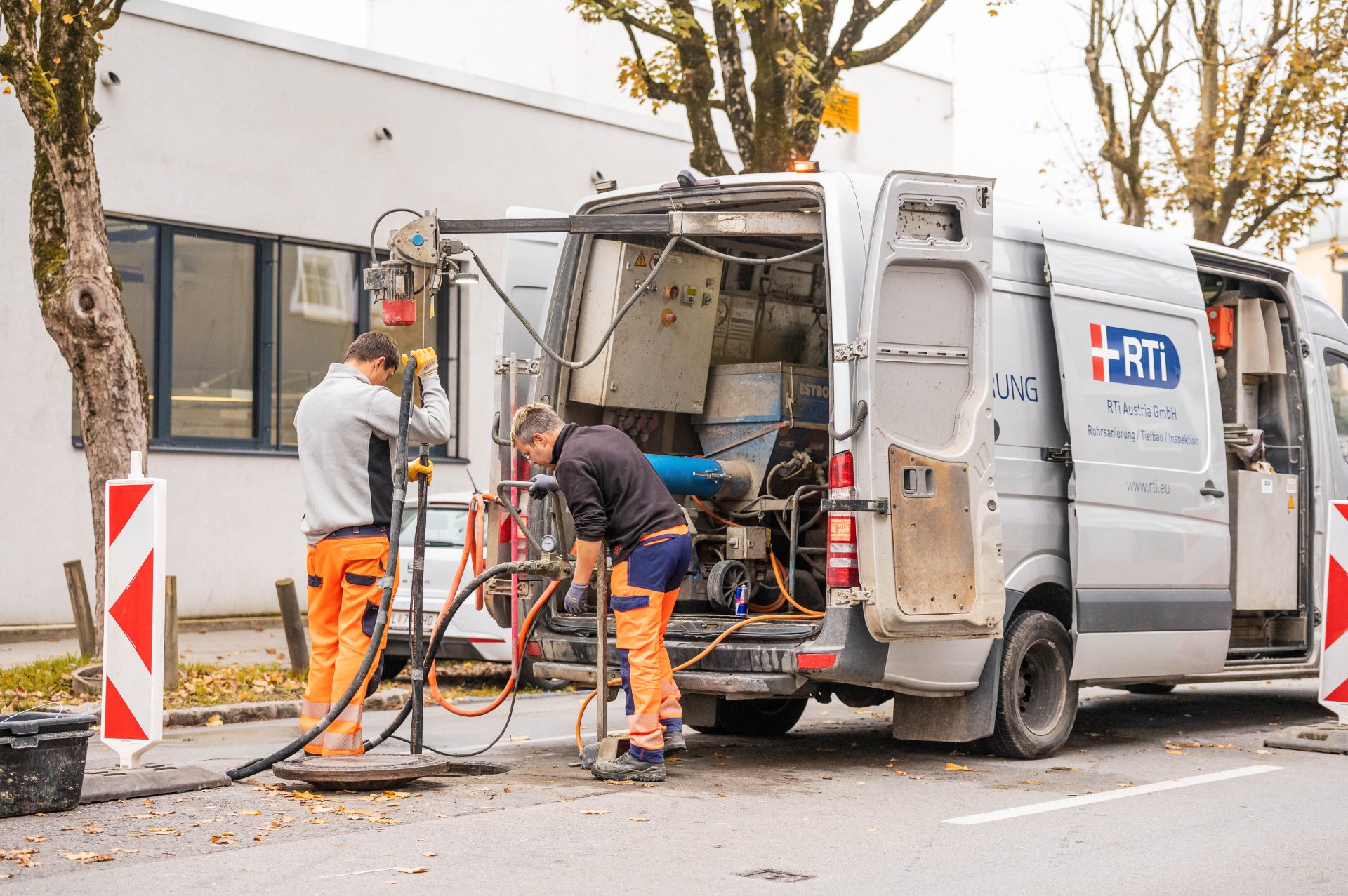 Moderne Sanierungstechnologien von RTi in der Stadt Wels