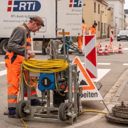 Moderne Sanierungstechnologien von RTi in der Stadt Wels